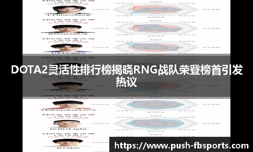 DOTA2灵活性排行榜揭晓RNG战队荣登榜首引发热议